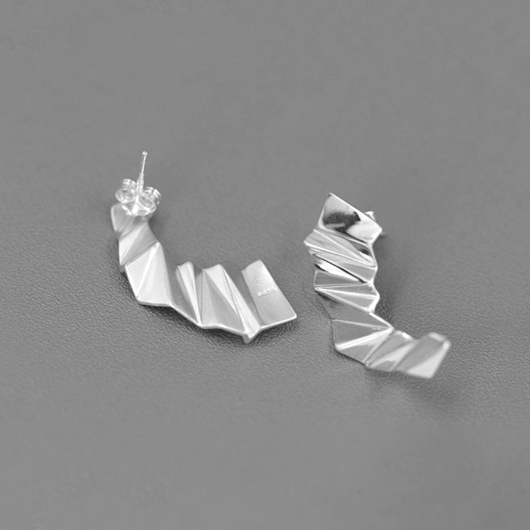 Asymmetrical-Earrings-With-Folded-Paper-Design-By-Yonandole_4