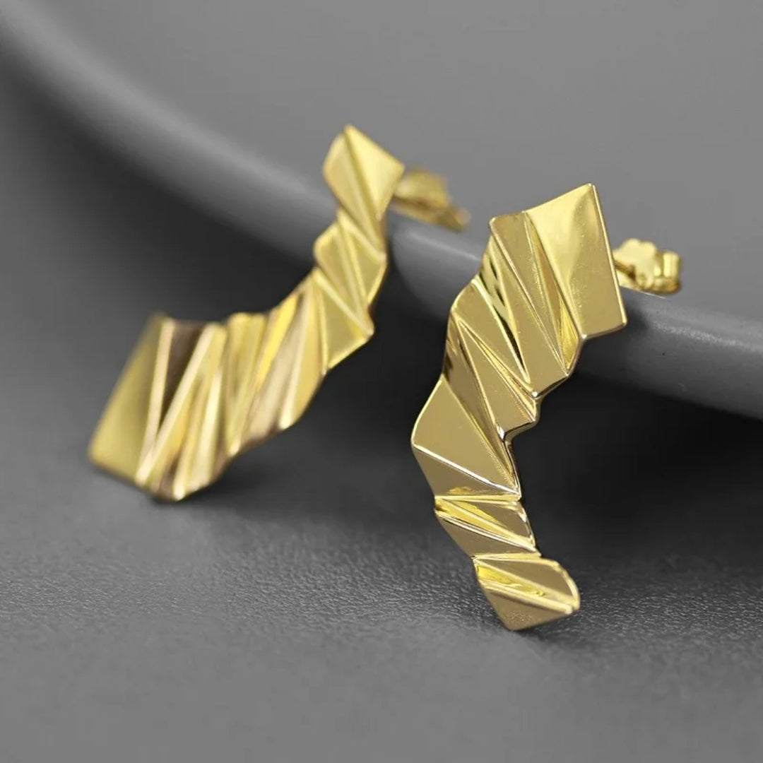 Asymmetrical-Earrings-With-Folded-Paper-Design-By-Yonandole_5