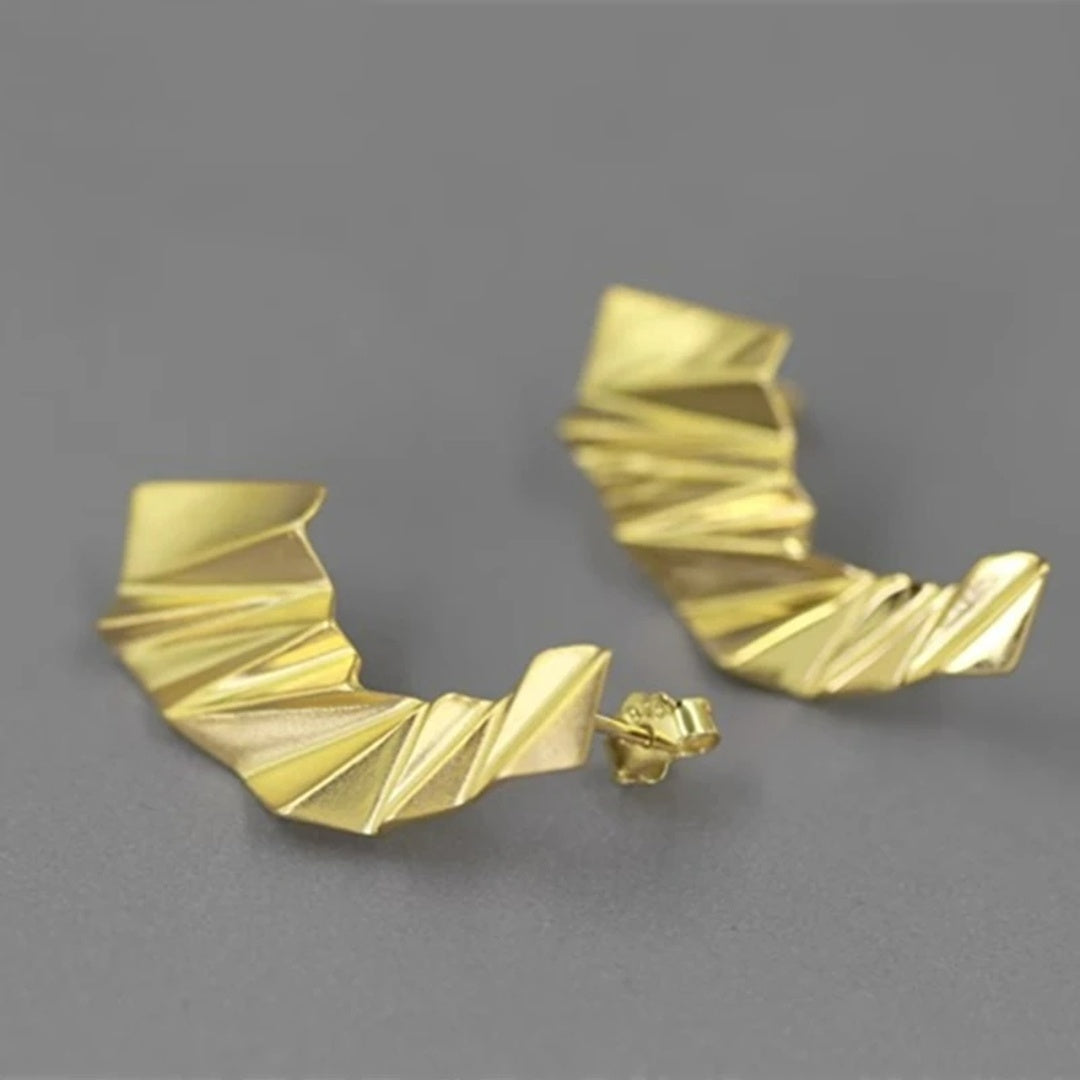 Asymmetrical-Earrings-With-Folded-Paper-Design-By-Yonandole_7