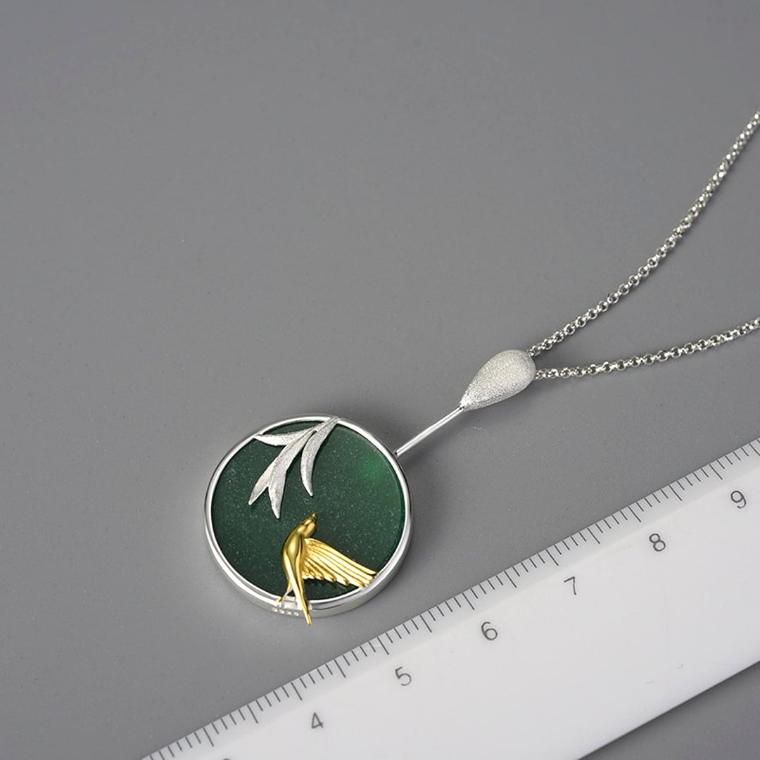Aventurine-Pendant-With-Swallow-AndWillow-By-Yonandole_4