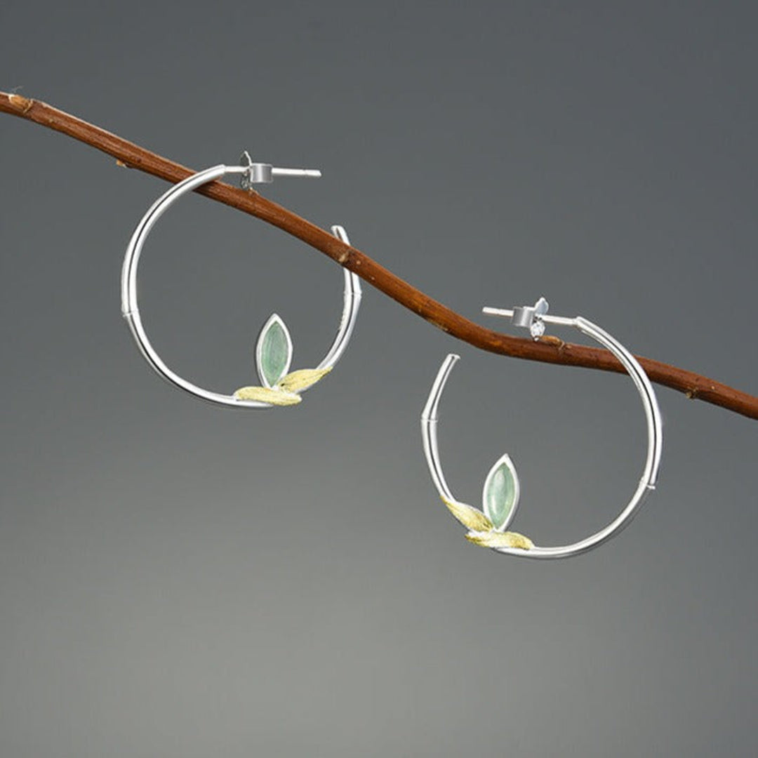Bamboo-Earrings-With-Aventurine-Leaf-By-Yonandole_2