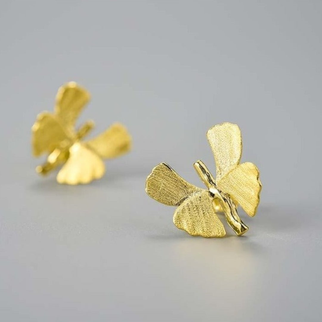 Butterfly-Earrings-With-Small-Ginkgo-Leaves-By-Yonandole_10