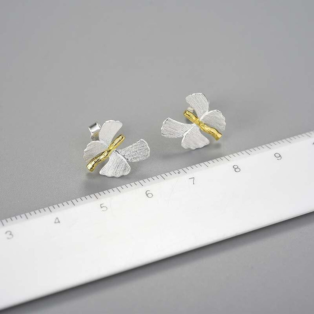 Butterfly-Earrings-With-Small-Ginkgo-Leaves-By-Yonandole_6