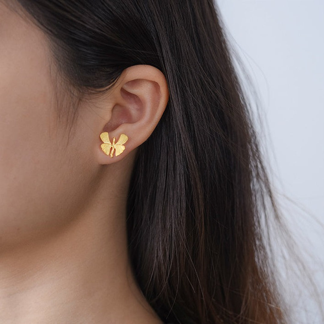 Butterfly-Earrings-With-Small-Ginkgo-Leaves-By-Yonandole_8
