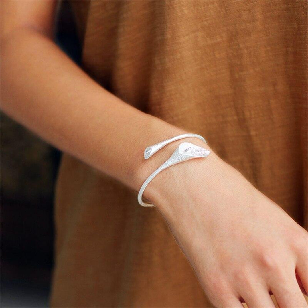 アクセサリー Gurank Silver Spoon Bangle \" YAMAME\" spoon-ring-bowknot-flourish-