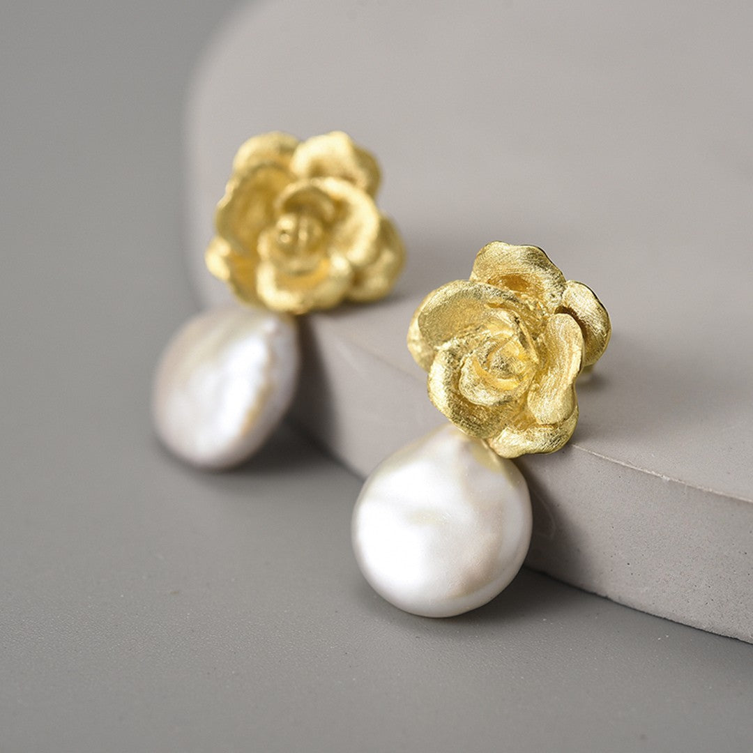 Camellia-Earrings-With-Baroque-Pearl-By-Yonandole_3