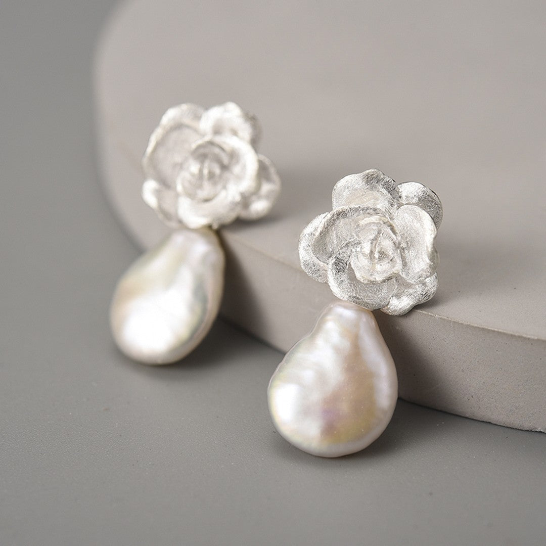 Camellia-Earrings-With-Baroque-Pearl-By-Yonandole_9