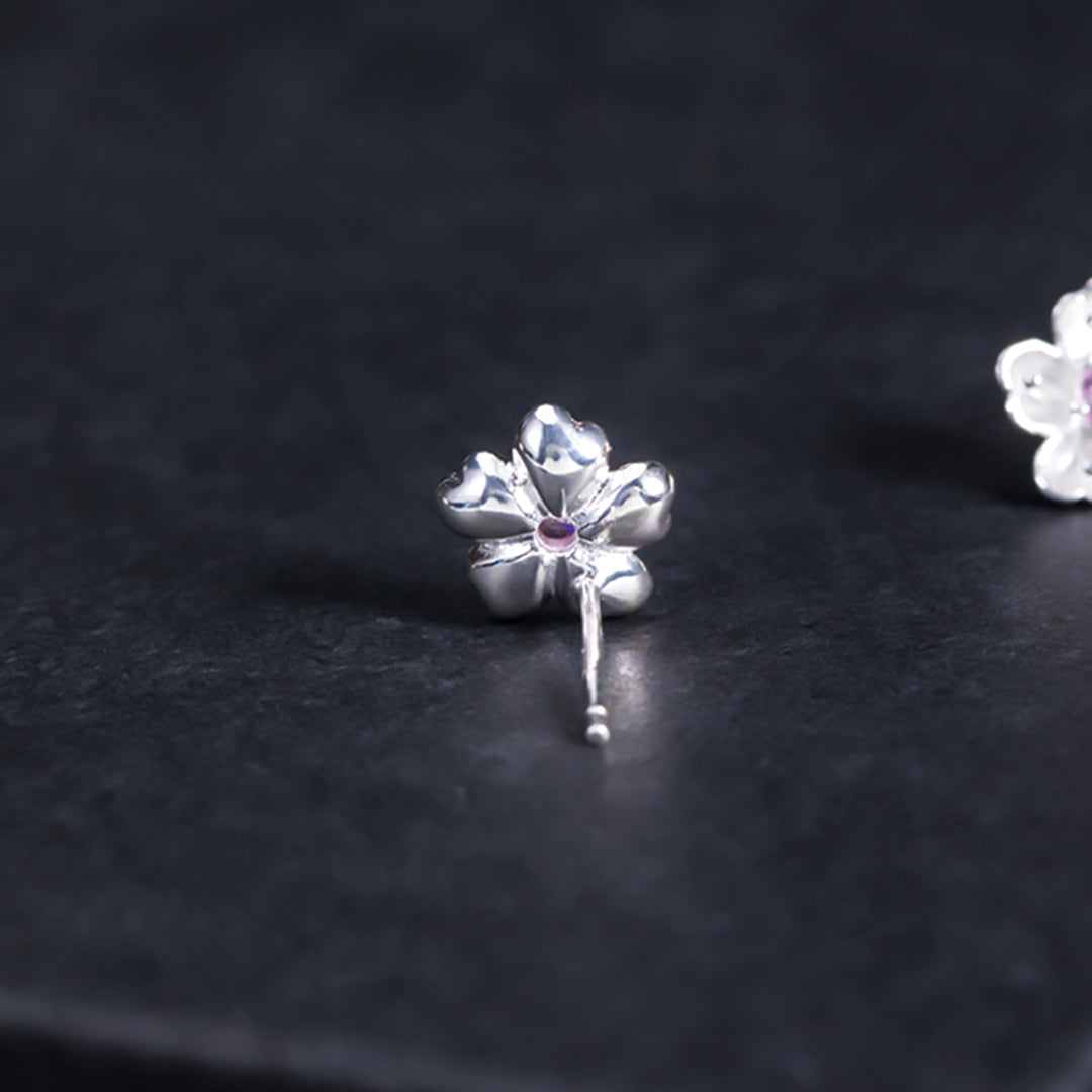 Cherry-Blossom-Stud-Earrings-With-Pink-Zirconia-By-Yonandole_4