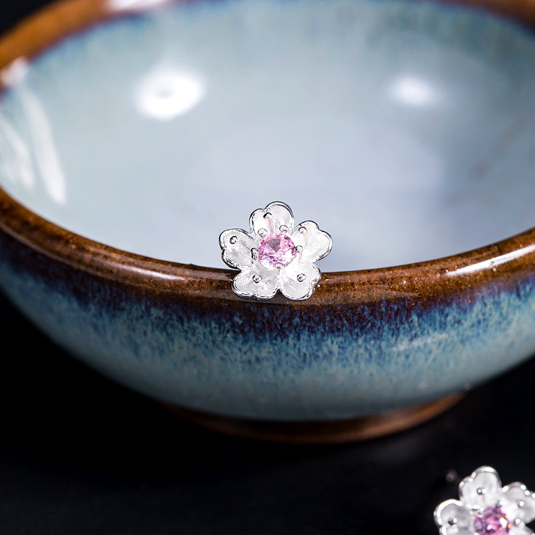 Cherry-Blossom-Stud-Earrings-With-Pink-Zirconia-By-Yonandole_6