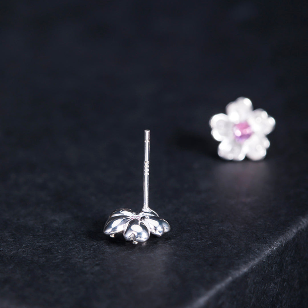 Cherry-Blossom-Stud-Earrings-With-Pink-Zirconia-By-Yonandole_8