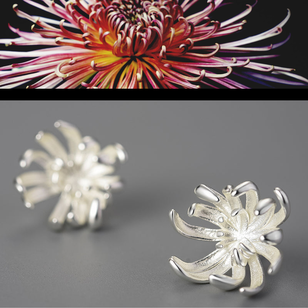 Chrysanthemum-Stud-Earrings-By-Yonandole_2