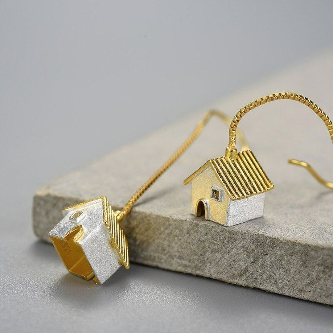 Dangle-Earrings-With-A-Tiny-House-By-Yonandole_3