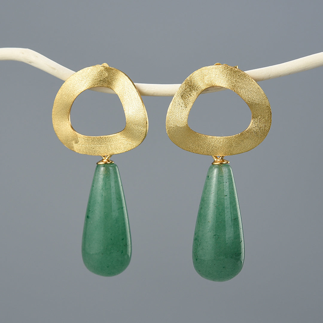 Dangle-Earrings-With-Aventurine-Or-Lapis-Lazuli-By-Yonandole_1
