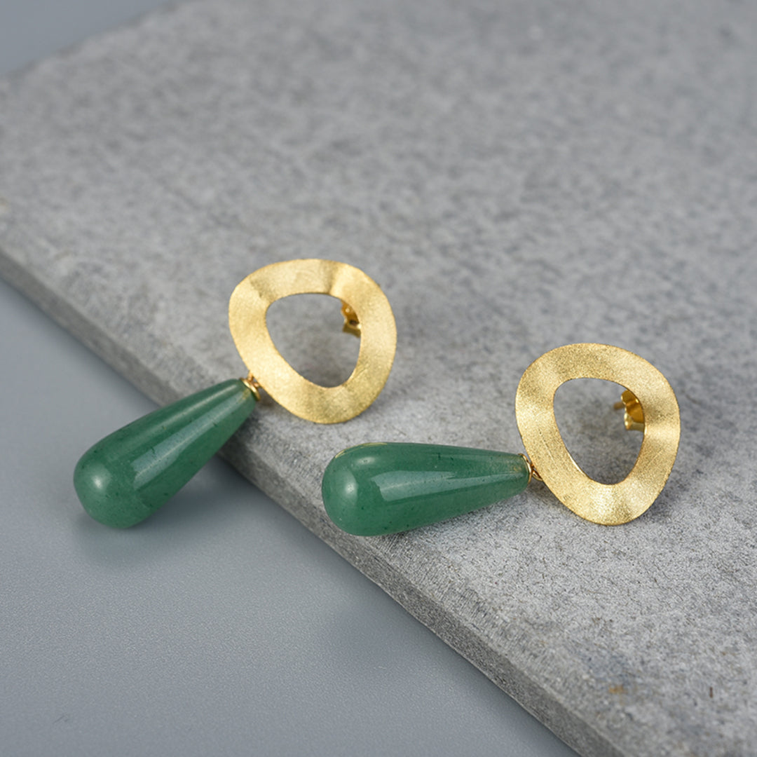 Dangle-Earrings-With-Aventurine-Or-Lapis-Lazuli-By-Yonandole_3