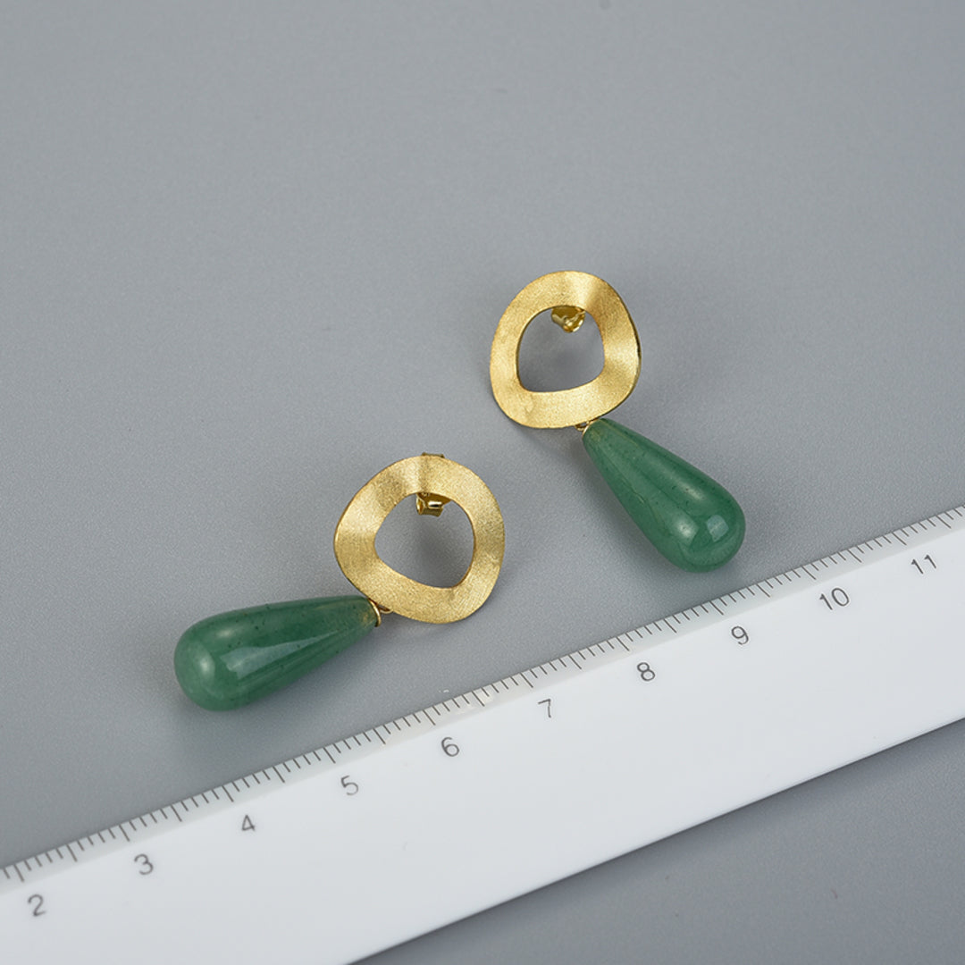 Dangle-Earrings-With-Aventurine-Or-Lapis-Lazuli-By-Yonandole_5