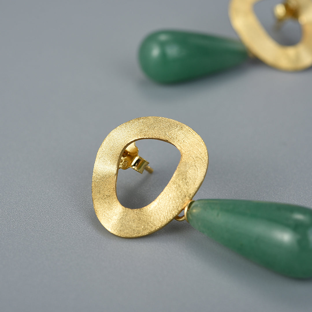Dangle-Earrings-With-Aventurine-Or-Lapis-Lazuli-By-Yonandole_6