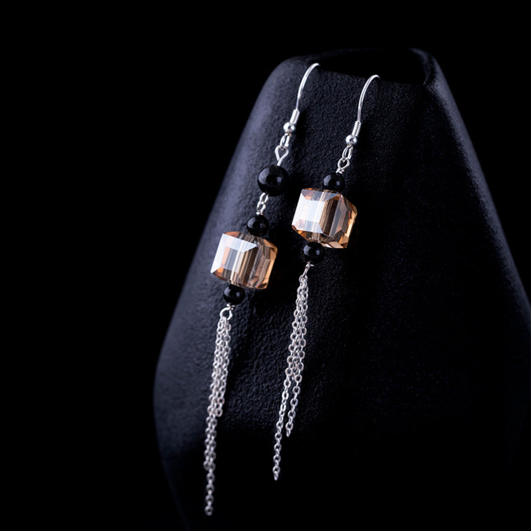 Dangle-Earrings-With-Black-Agate-And-Crystal-Cube-By-Yonandole_1