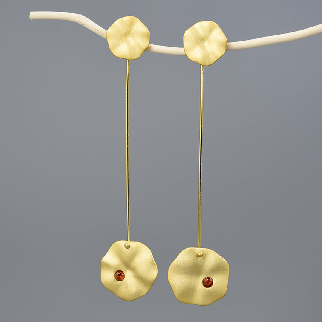 Dangle-Earrings-With-Lotus-Leaves-By-Yonandole_1