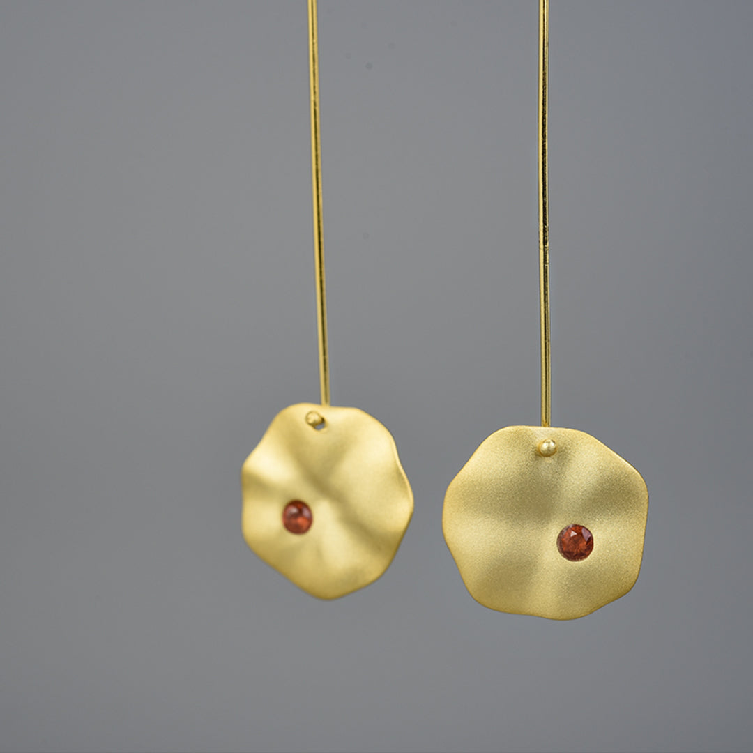 Dangle-Earrings-With-Lotus-Leaves-By-Yonandole_3