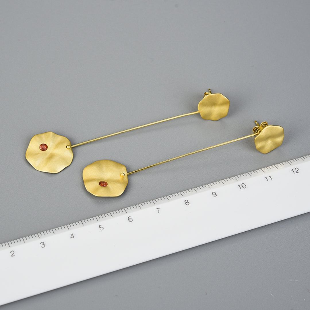 Dangle-Earrings-With-Lotus-Leaves-By-Yonandole_6