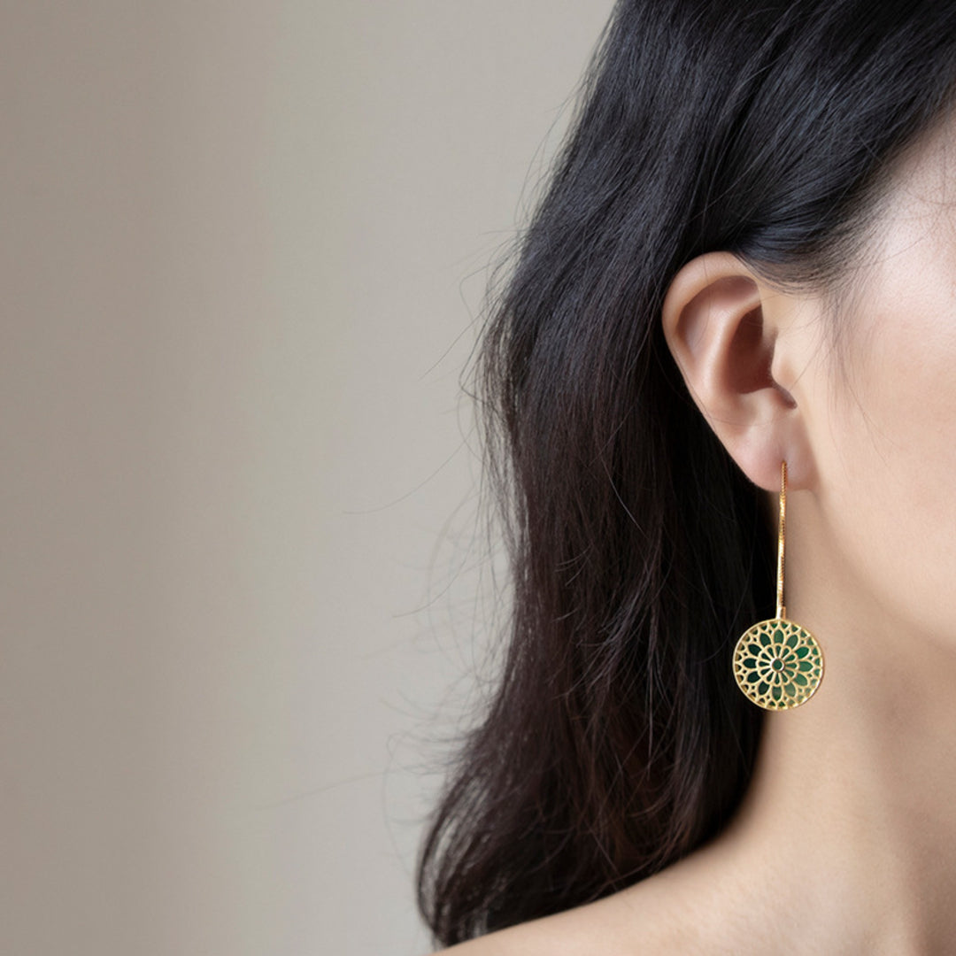 Dangle-Earrings-With-Ornamental-Round-By-Yonandole_1