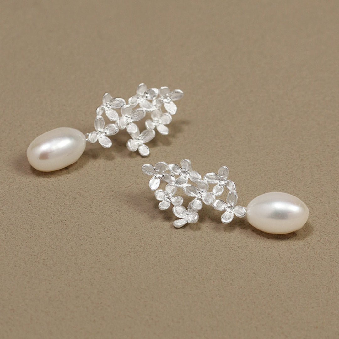 Drop-Earrings-With-Osmanthus-Flowers-And-Pearl-By-Yonandole_5