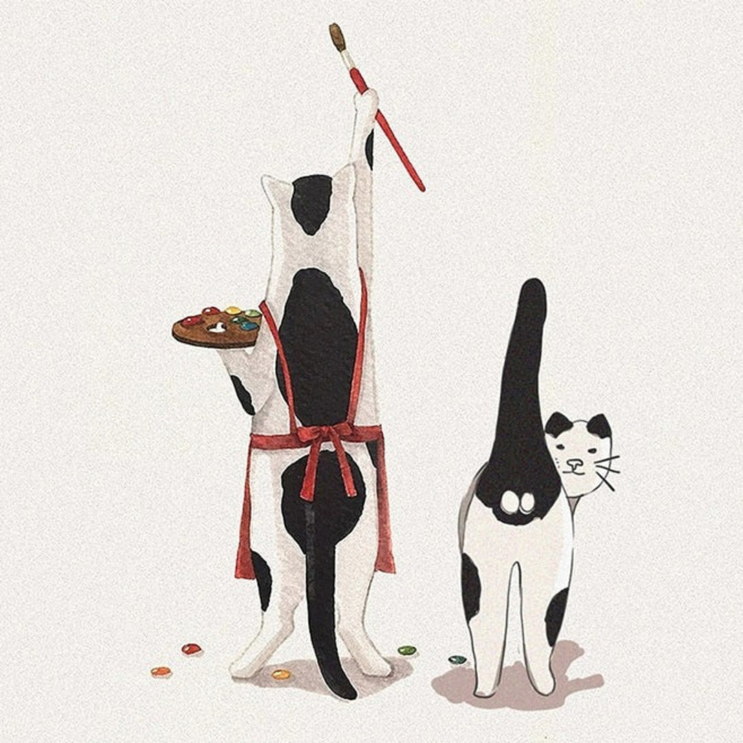 Earrings-With-A-Cheeky-Playful-Cat-By-Yonandole_9