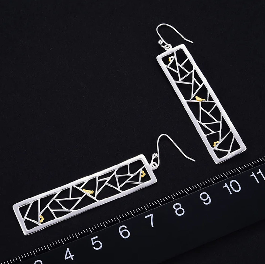 Earrings-With-A-Grid-And-A-Tiny-Bird-By-Yonandole_7a