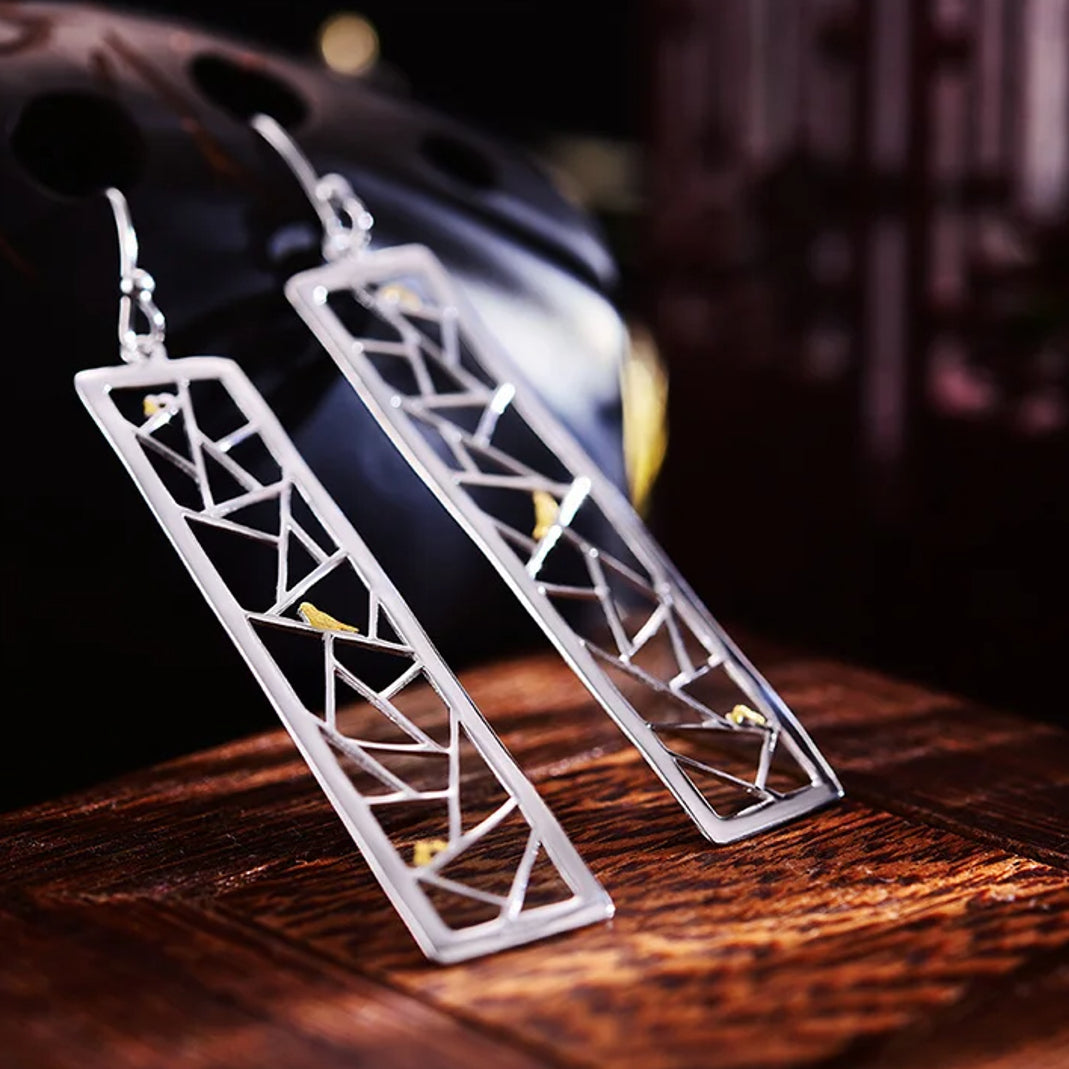Earrings-With-A-Grid-And-A-Tiny-Bird-By-Yonandole_8a
