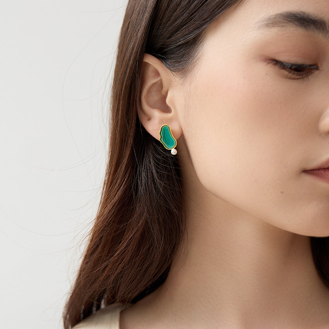 Earrings-With-Abstract-Seascape-And-Pearl-By-Yonandole_10