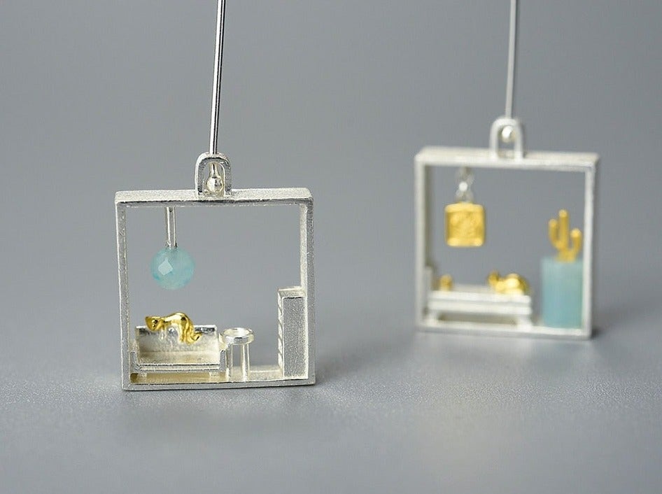 Earrings-With-Cat-At-Home-Motif-By-Yonandole_7