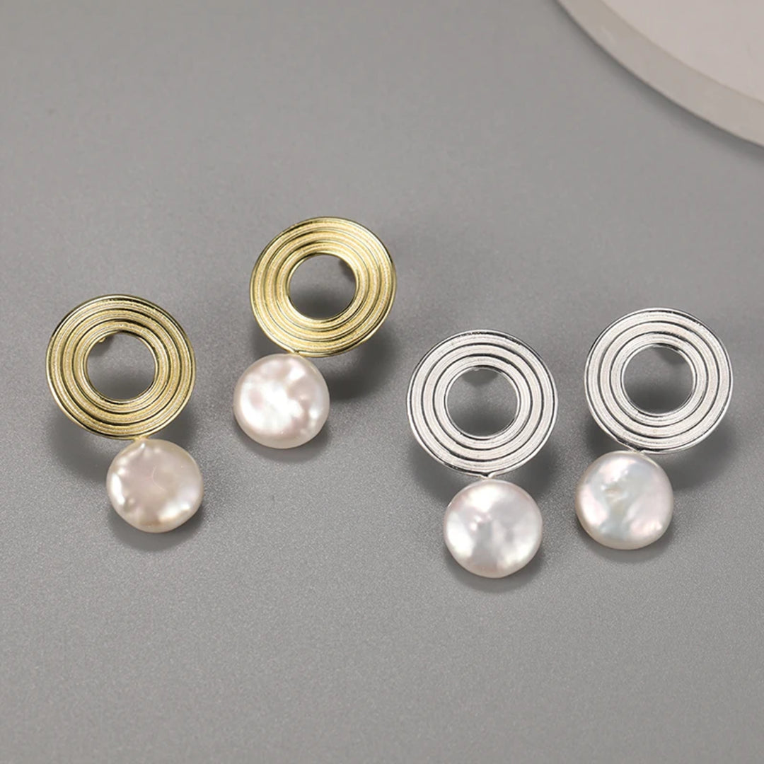 【HYERES LOR】24SS★ Aceh Silver (Y) Pearl Ball Earrings HYERES LOR】24SS☆ Aceh Silver (Y) Pearl Ball Earrings