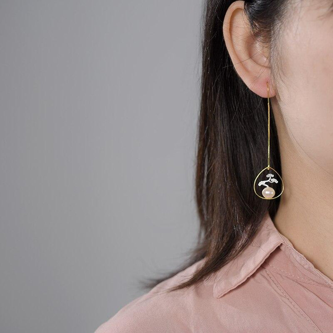 Earrings-With-Mini-Pine-Bonsai-By-Yonandole_3