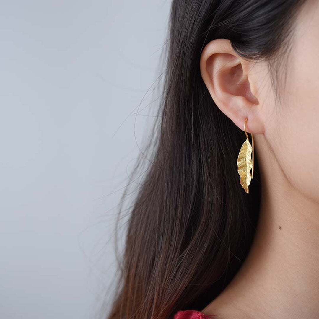 Earrings-With-Narrow-Ash-Leaf-By-Yonandole_5