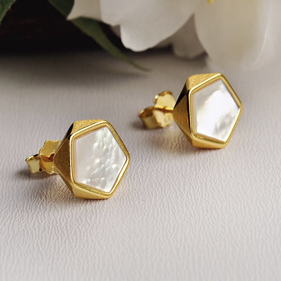 Earrings-With-Pentagon-And-Shell-By-Yonandole_5