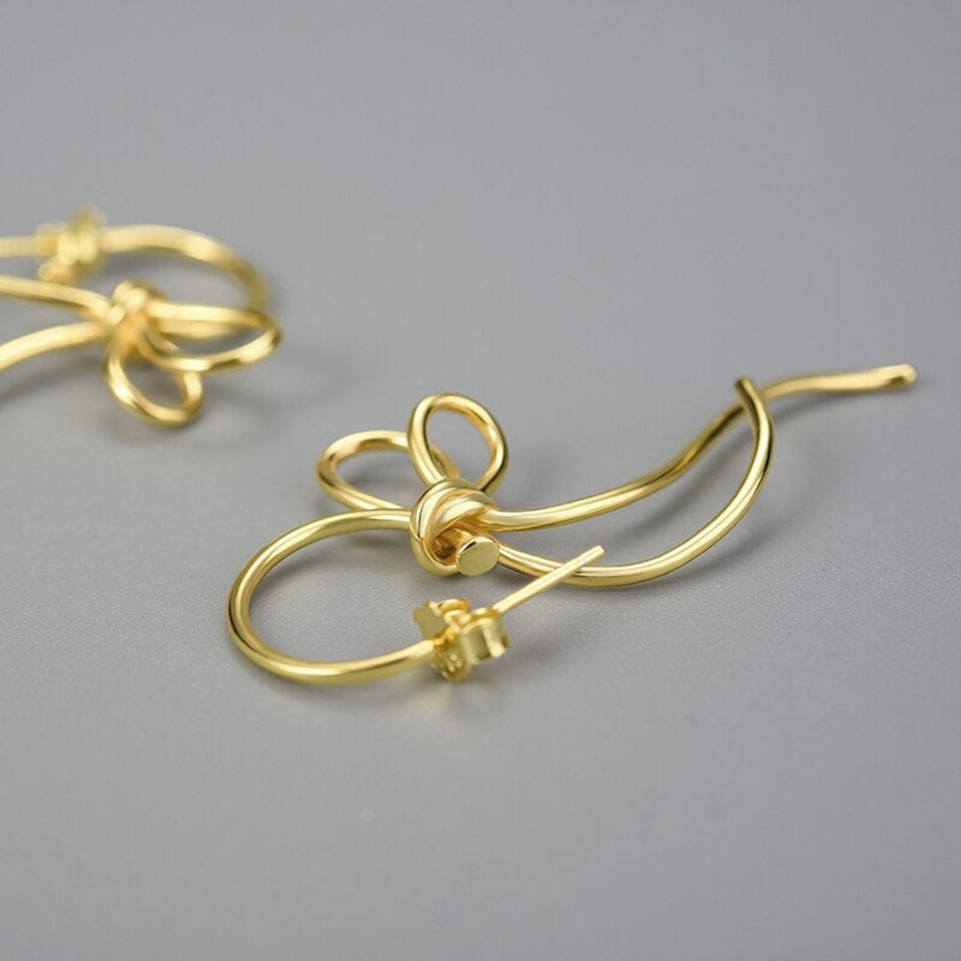 Earrings-With-Thread-And-Loose-Knot-By-Yonandole_4