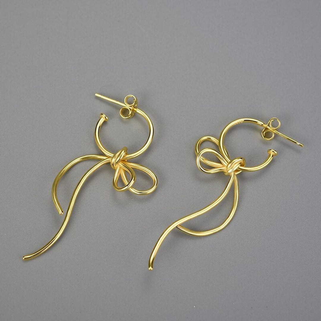 Earrings-With-Thread-And-Loose-Knot-By-Yonandole_5