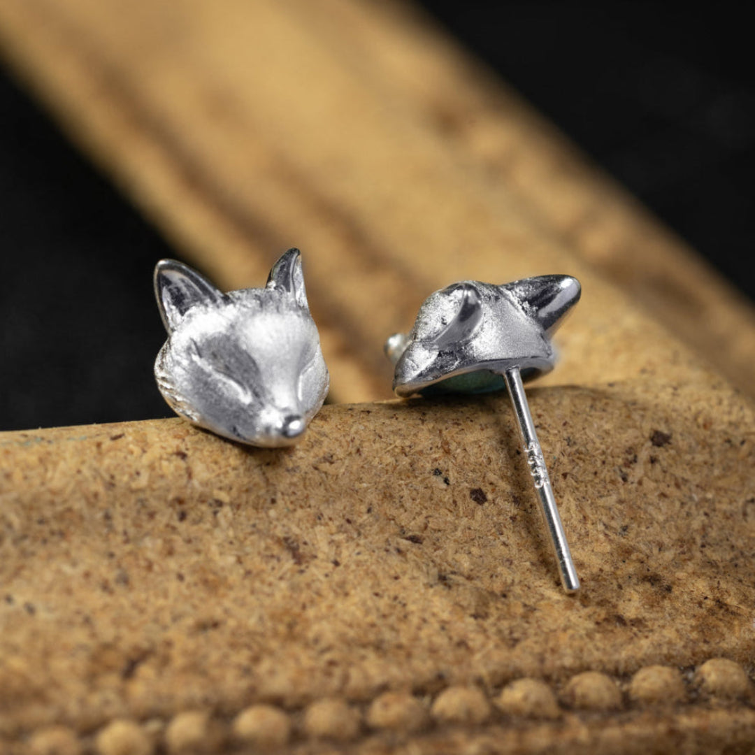 Orecchini da donna a forma di volpe in argento Sterling 925, con cristalli, per donne e ragazze amanti della volpe, Argento sterling Orecchini da donna a forma di volpe in argento Sterling 925, con cristalli, per donne e ragazze amanti della volpe, Argento sterling