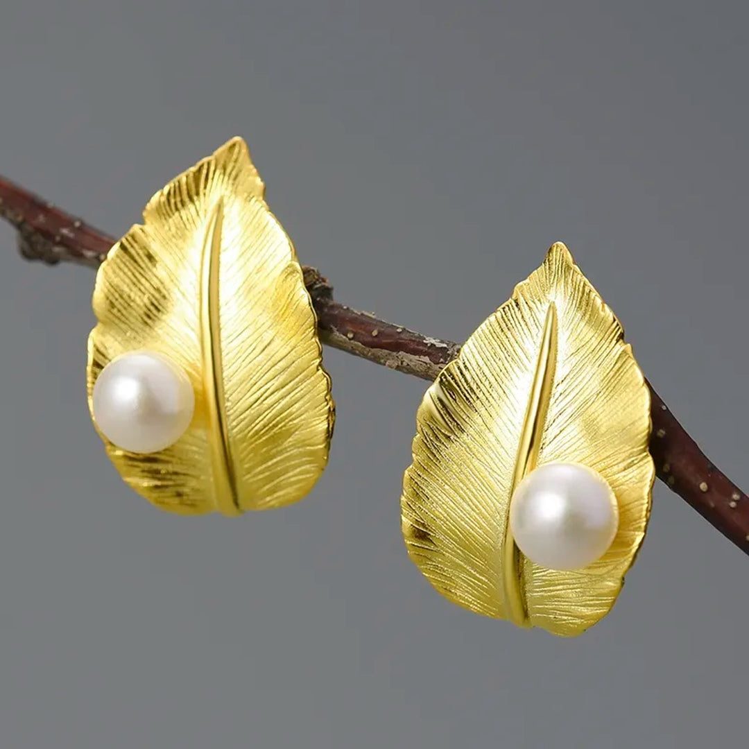 Leaf-Earrings-With-Natural-Freshwater-Pearl_3