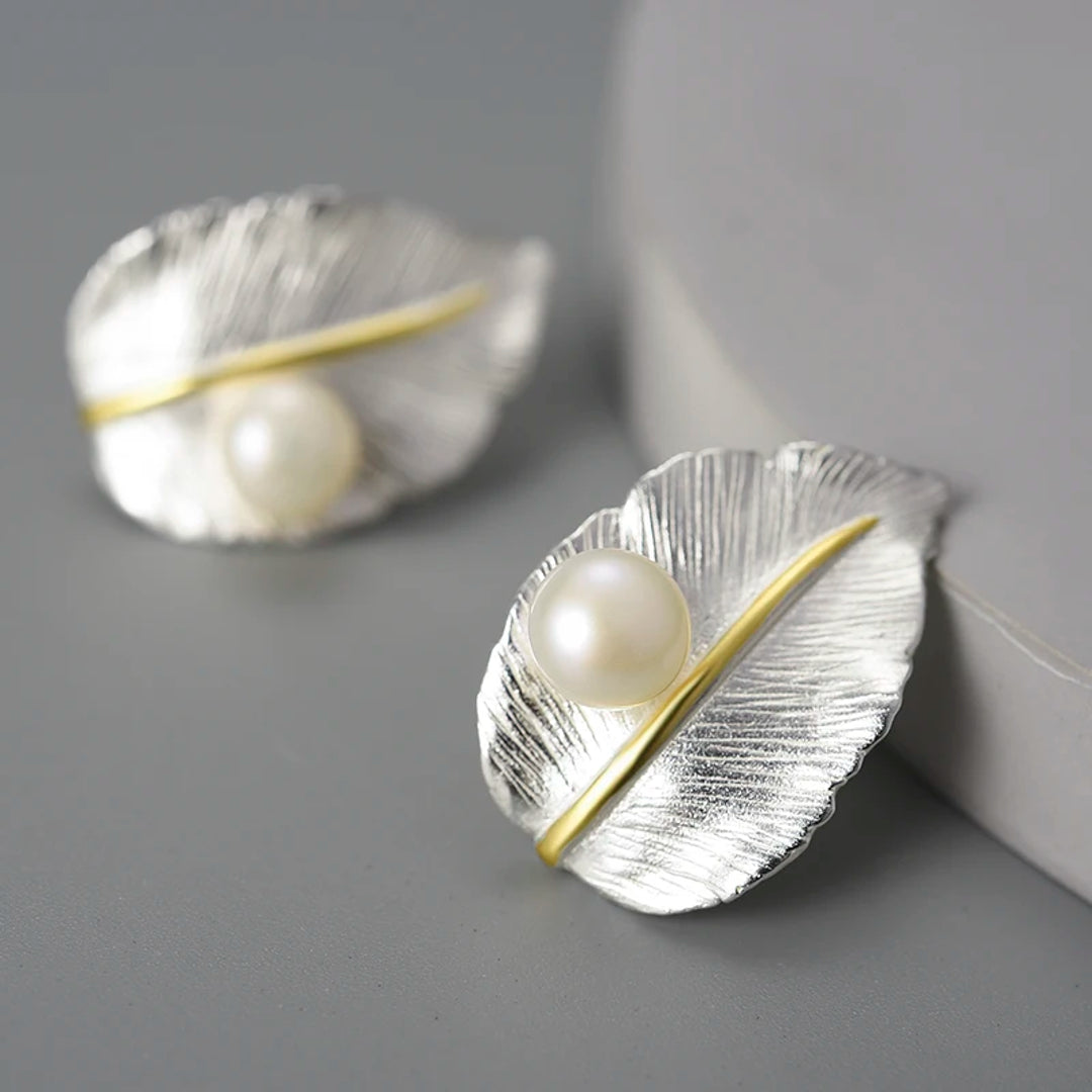 Leaf-Earrings-With-Natural-Freshwater-Pearl_5