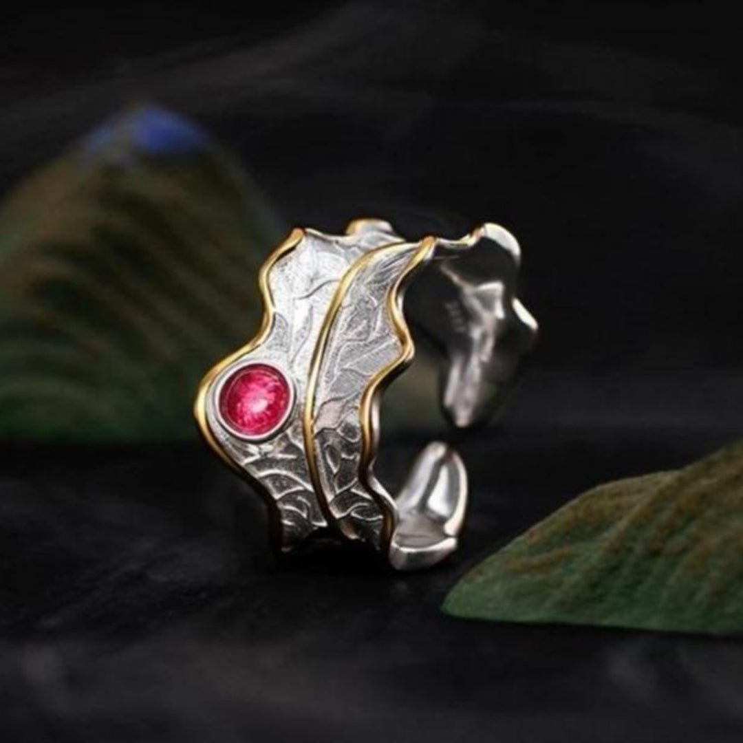 Leaf-Ring-With-Tourmaline-By-Yonandole_2