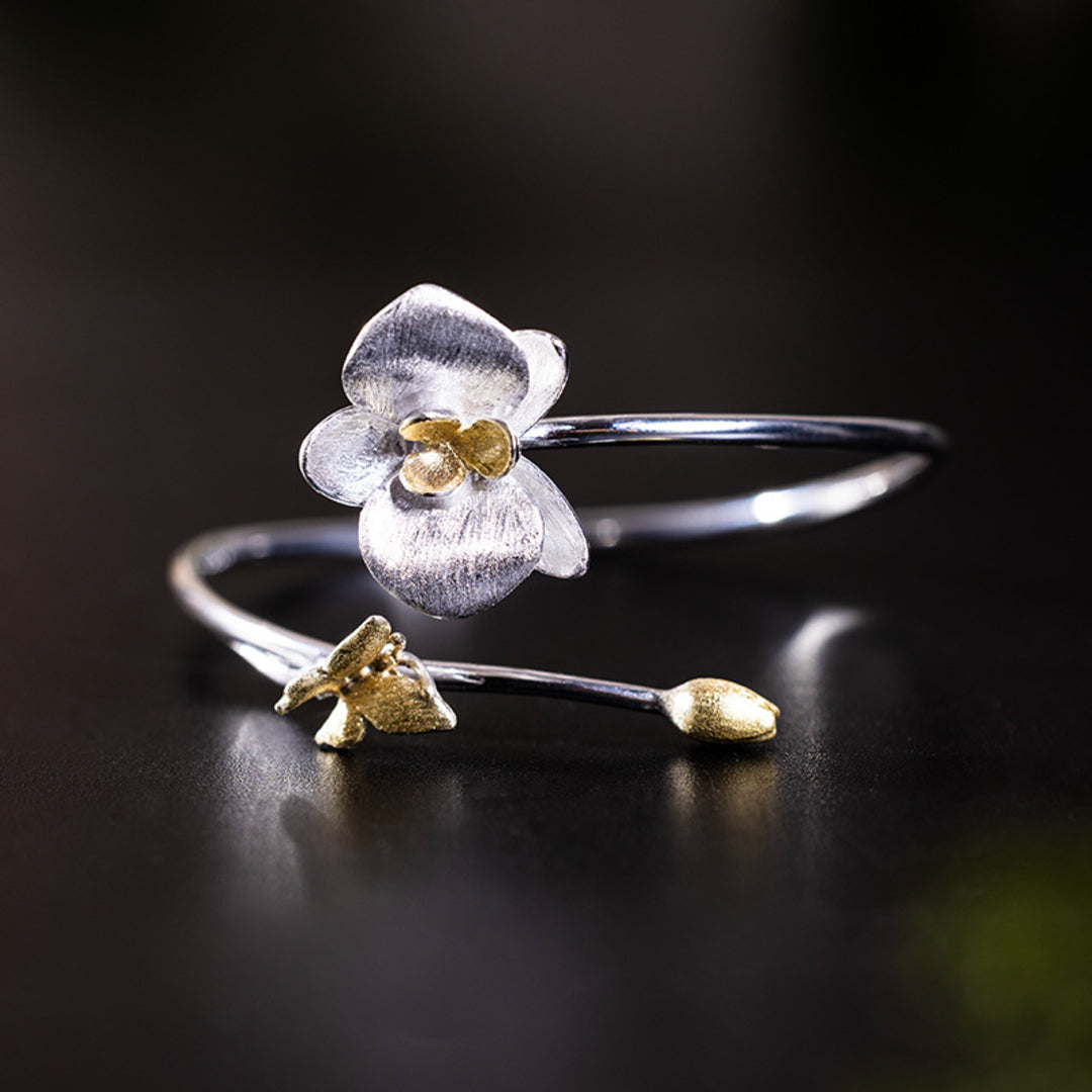 Orchid-Bangle-With-Blossom-And-Butterfly-By-Yonandole_4