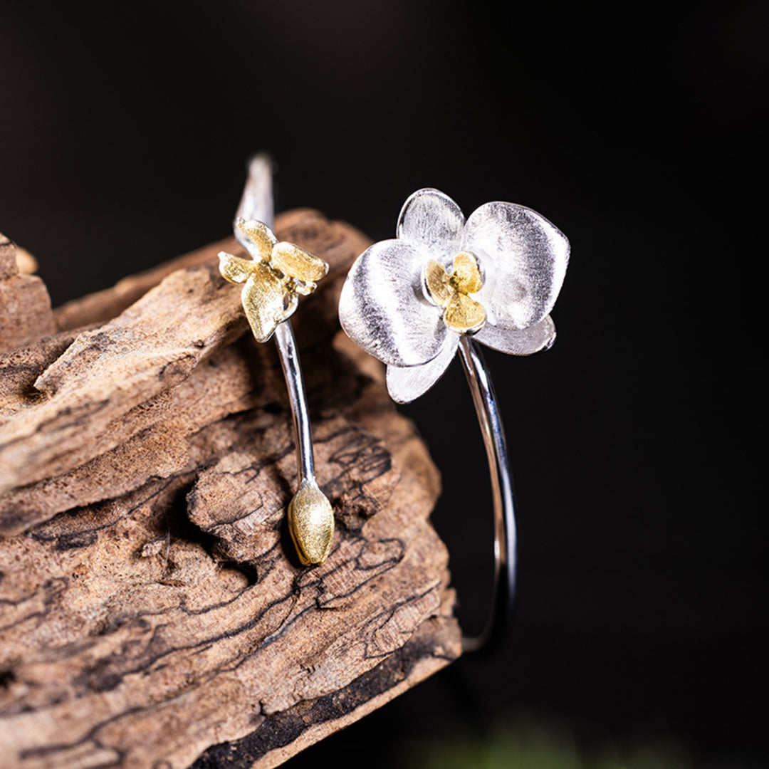 Orchid-Bangle-With-Blossom-And-Butterfly-By-Yonandole_5