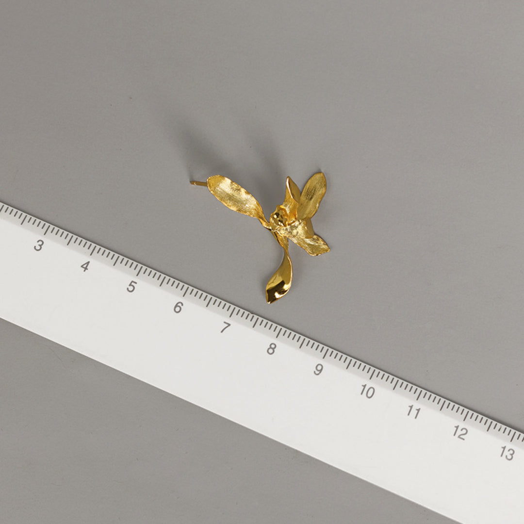 Orchid-Stud-Earrings-Finest-Handcraft-By-Yonandole_4