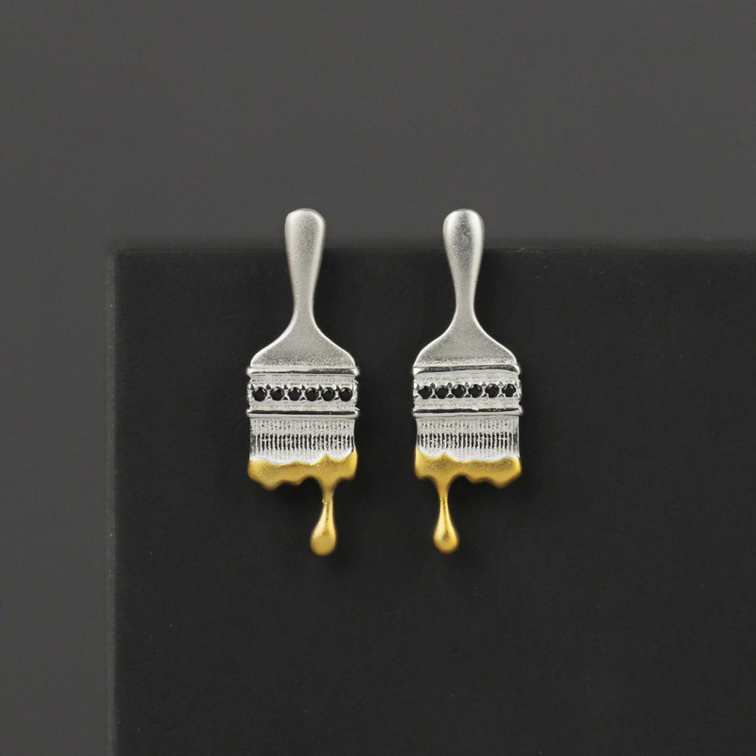 Paintbrush-Earrings-With-Zirconia-By-Yonandole_3