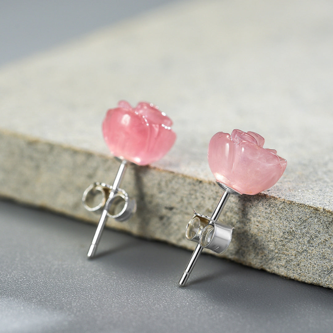Rose-Earrings-With-Amethyst-Or-Quartz-By-Yonandole_3