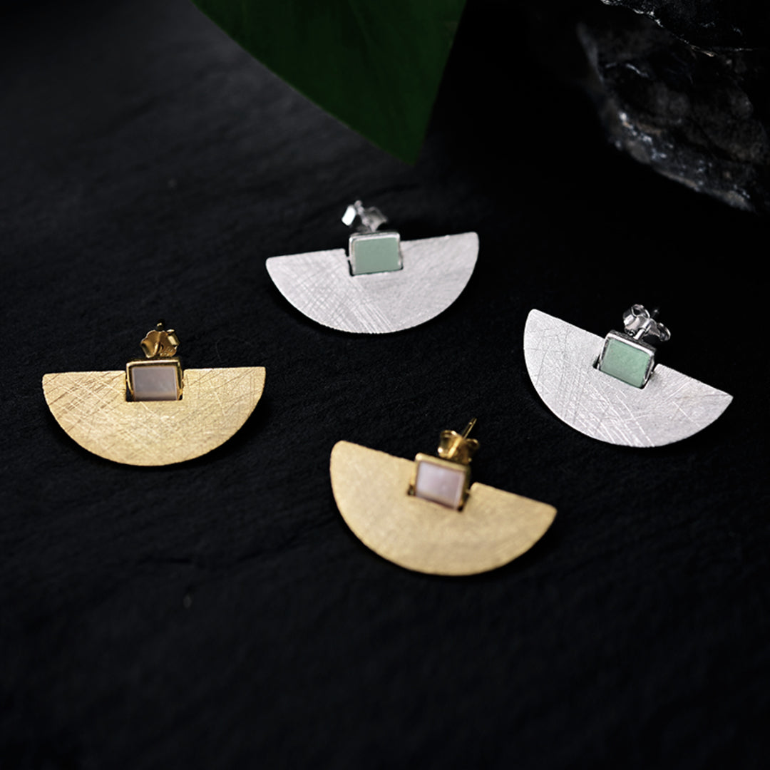 Semicircle-Earrings-With-Shell-Or-Aventurine-By-Yonandole_4
