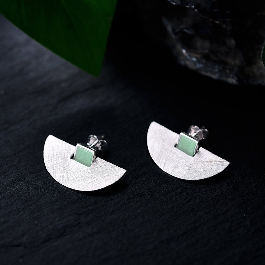 Semicircle-Earrings-With-Shell-Or-Aventurine-By-Yonandole_7