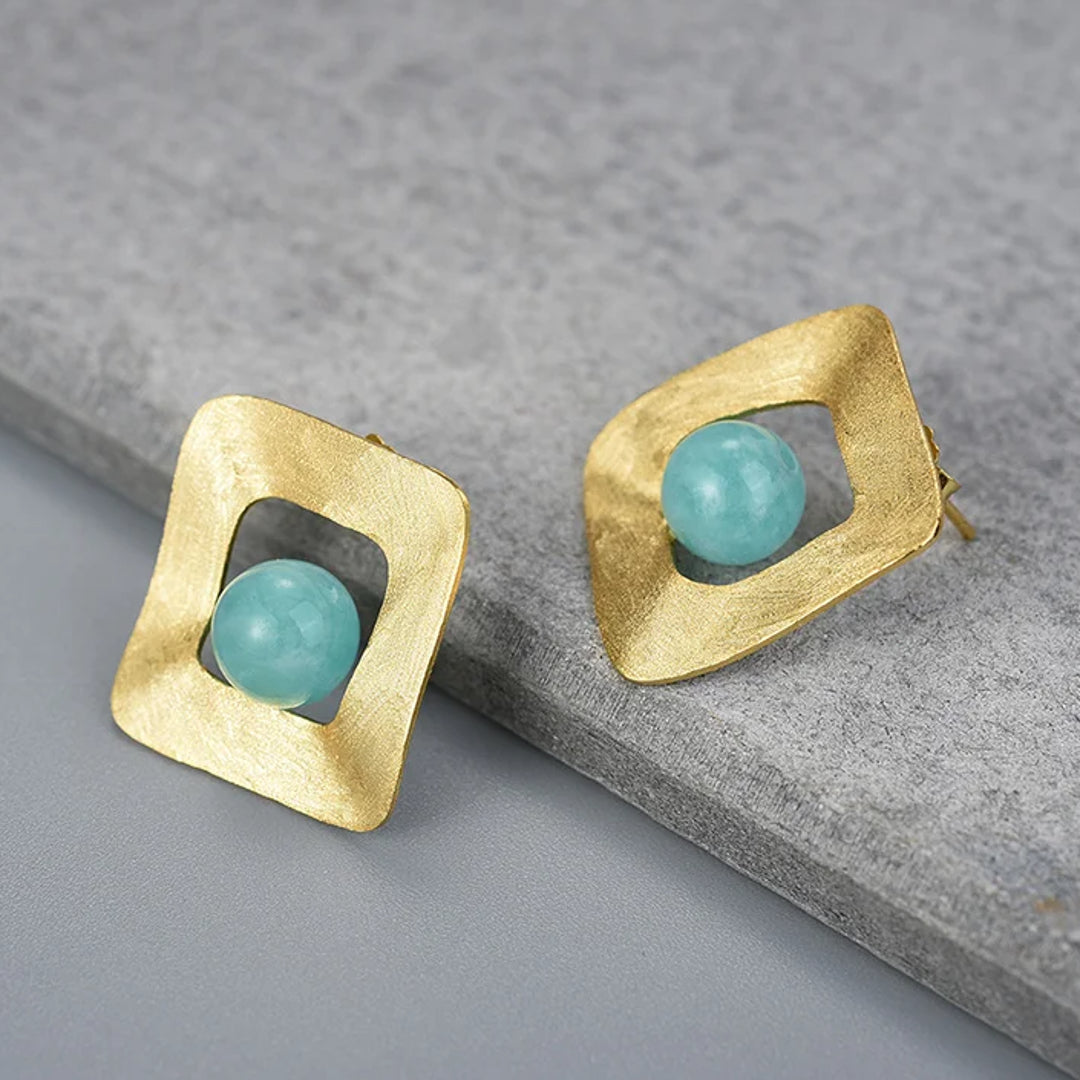 Square-Uneven-Earrings-With-Gemstone-By-Yonandole_10