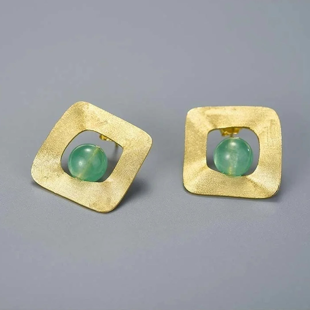 Square-Uneven-Earrings-With-Gemstone-By-Yonandole_12